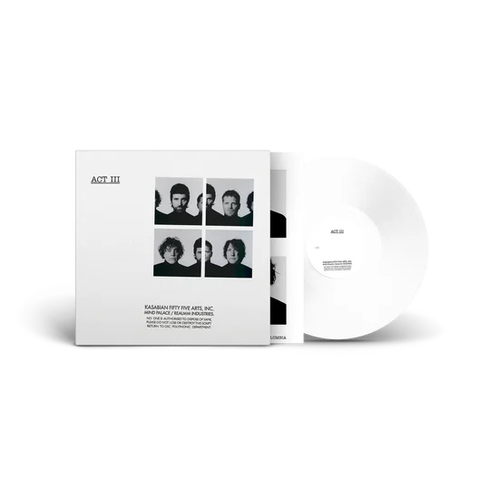Kasabian Act III LP Bianco Limitato Pre Order Dal 4 Settembre