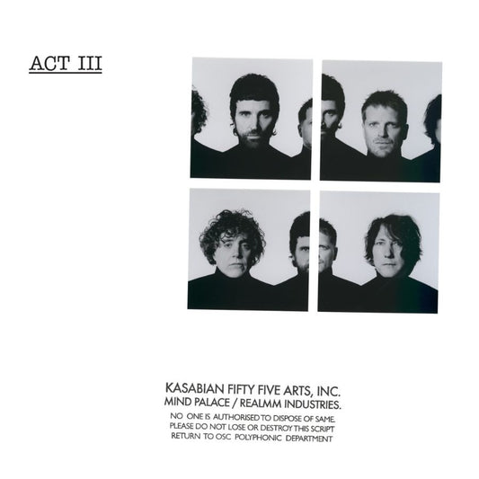 Kasabian Act III CD Pre Order Dal 17 Luglio