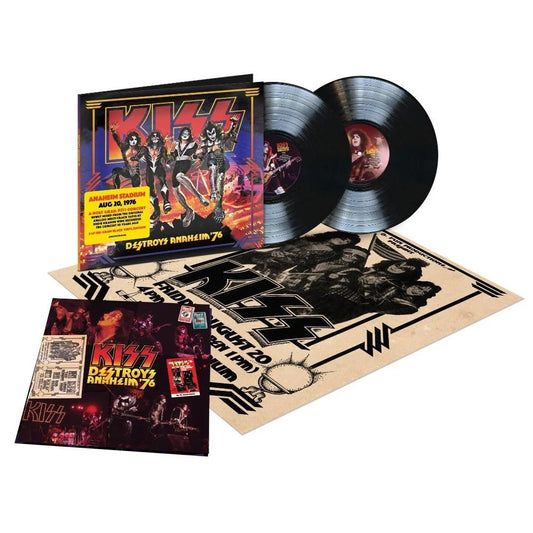 Kiss Destroys Anaheim '76 2 LP Nero Pre Order Disponibile Dal 21 Agosto