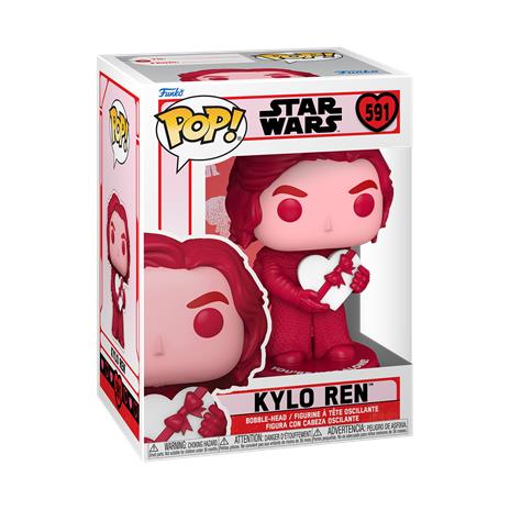 Funko Pop Star Wars  Movies Kylo Ren Edizione Speciale San Valentino Testa Oscillante