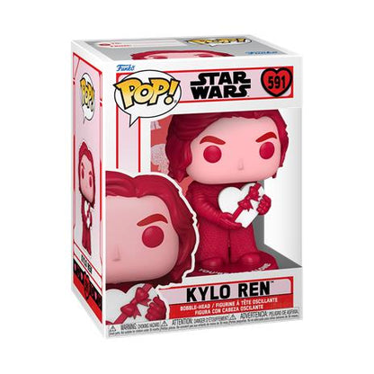 Funko Pop Star Wars  Movies Kylo Ren Edizione Speciale San Valentino Testa Oscillante