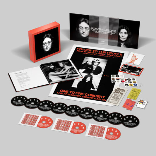 John Lennon E Yoko Ono Power To The People Boxset 9 x Cd + 3 x Blu-Ray + Booklet