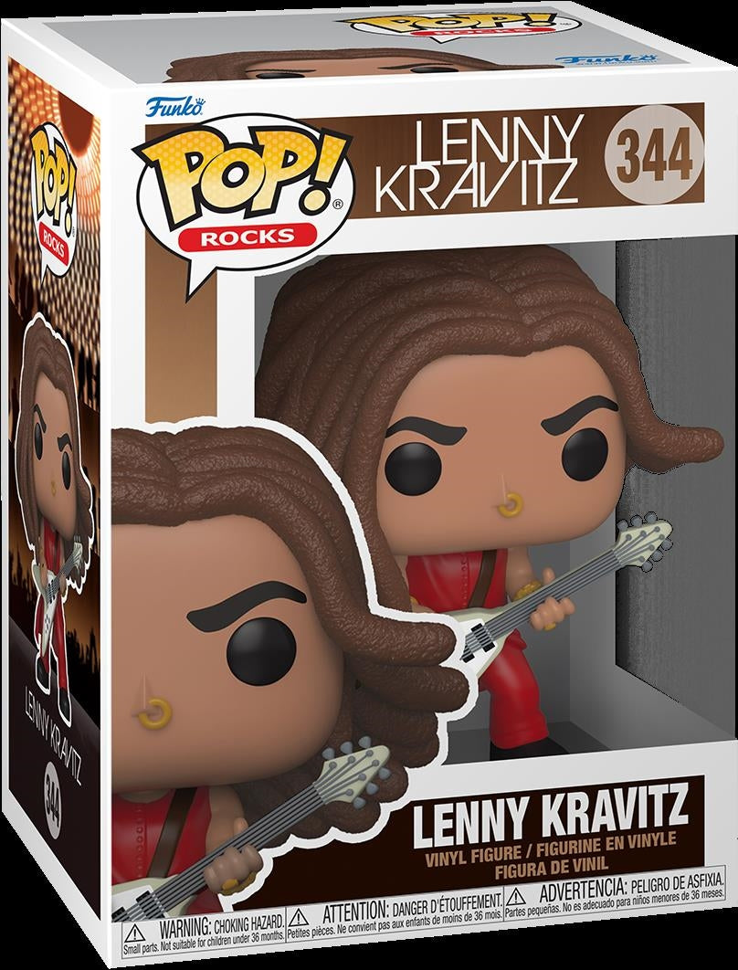 Funko Pop Lenny Kravitz Con Chitarra Rocks Vinyl Figure