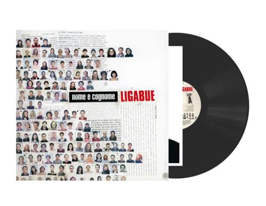 Ligabue Nome E Cognome Vinile Nero LP Ristampa 2025