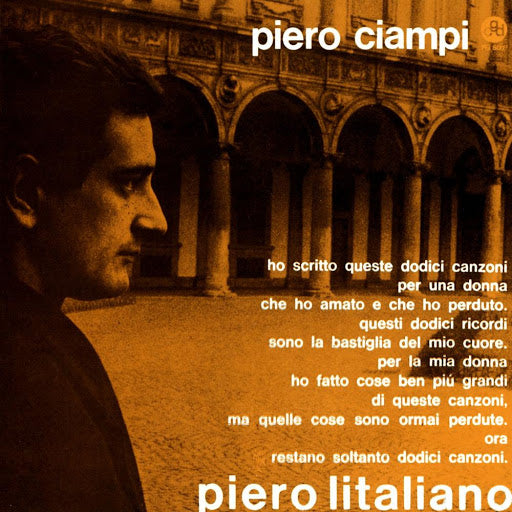 Piero Ciampi Pierolitaliano Vinile Nero Rimasterizzato 180Gr. Limitato