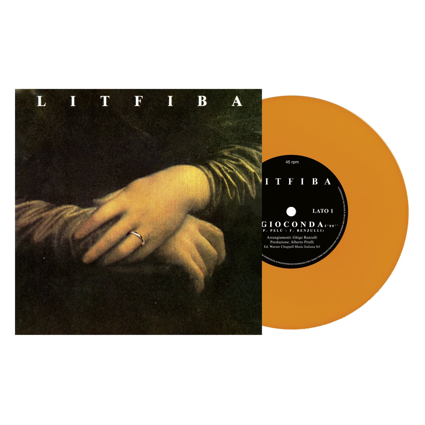 Litfiba Gioconda Il Volo 45 giri Vinile Colorato Arancione Edizione Limitata RSD2026 Pre Order Dal 18 Aprile