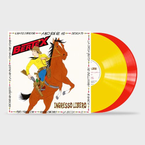 Loredana Berte' Ingresso Libero Doppio LP Vinile Giallo e Rosso 180gr.