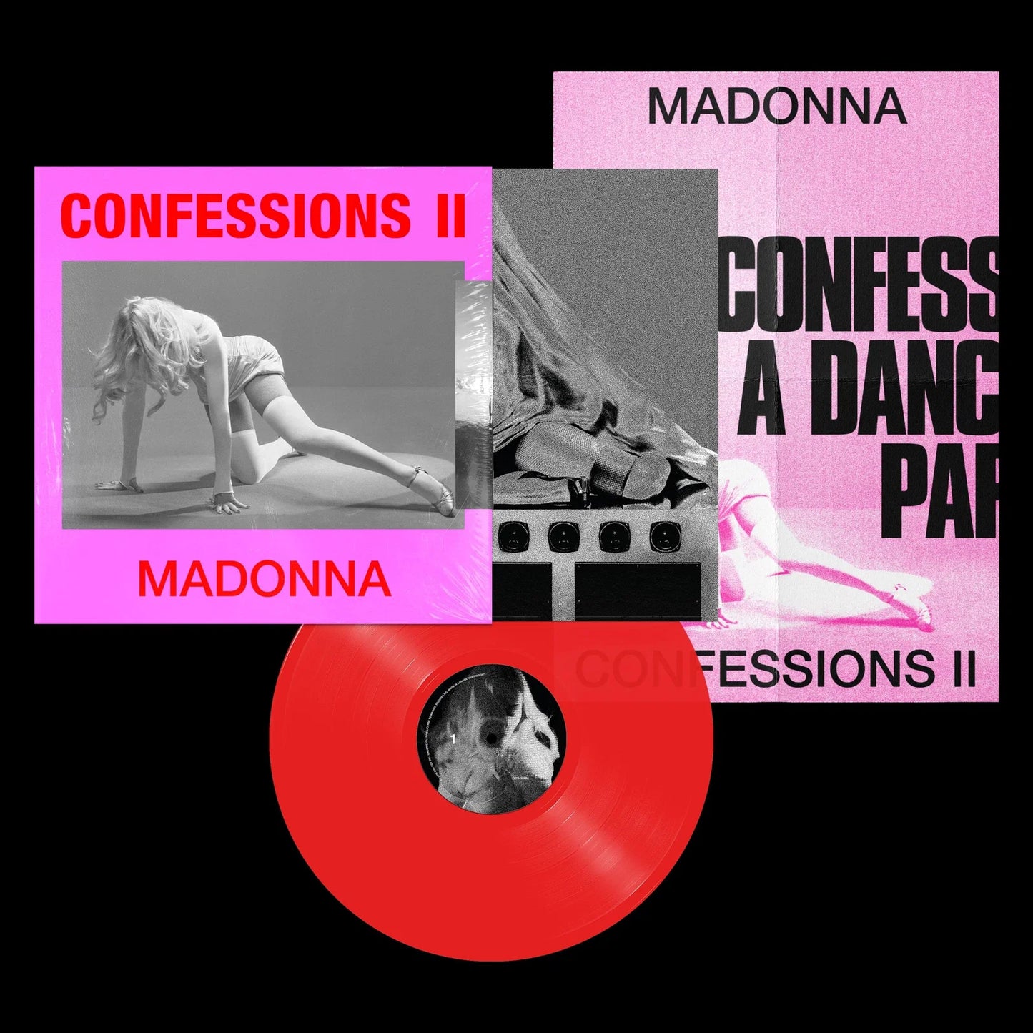 Madonna Confessions II Vinile Rosso Trasparente 12 Tracce Copertina Rosa Shocking Pre Order Dal 3 Luglio