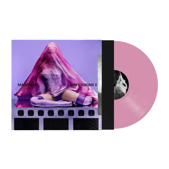 Madonna Confessions II Doppio Vinile Rosa Trasparente 12 Tracce + 4 Tracce Bonus Contiene Poster E Gettone Per il Guardaroba Pre Order Dal 3 Luglio