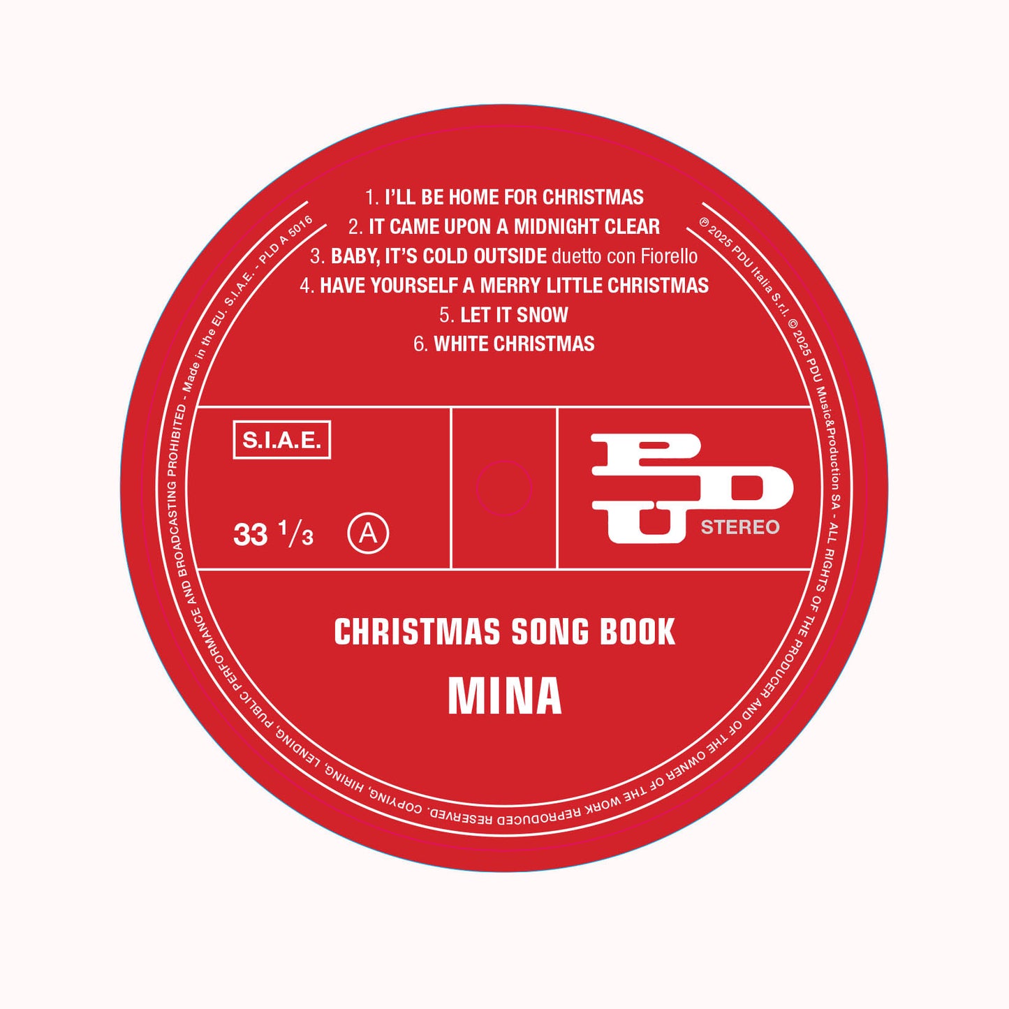 Mina Christmas Song Book Mina Vinile Rosso LP Remastered 2025 Pre Order Dal 5 Dicembre