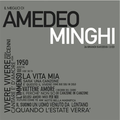 Amedeo Minghi Il Meglio Di Amedeo Minghi Doppio CD