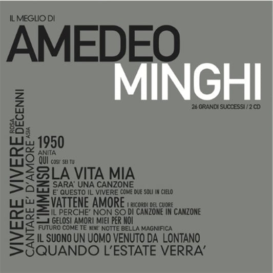 Amedeo Minghi Il Meglio Di Amedeo Minghi Doppio CD