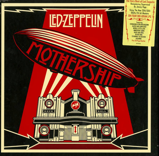 Led Zeppelin Box-Mothership Remastered4 LP Vinili