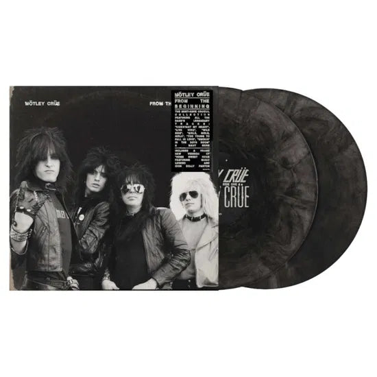 Motley Crue From the Beginning Doppio Vinile Nero Marmorizzato Lp Limitato Esclusiva Indie Pre Order Dal 12 Settembre