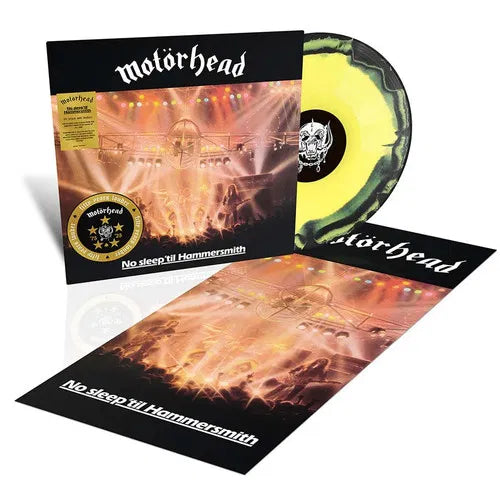 Motorhead No Sleep 'til Hammersmith Vinile Giallo & Nero Splatter Lp Pre Order Dal 29 Agosto