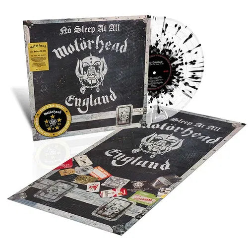 Motorhead No Sleep at All Vinile Trasparente Marmorizzato Bianco & Nero Lp Pre Order Dal 29 Agosto
