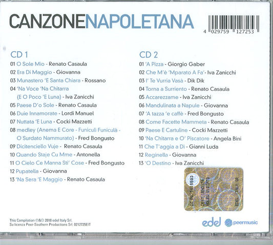 Artisti Vari Il Meglio della Canzone Napoletana 26 Grandi Successi Doppio CD