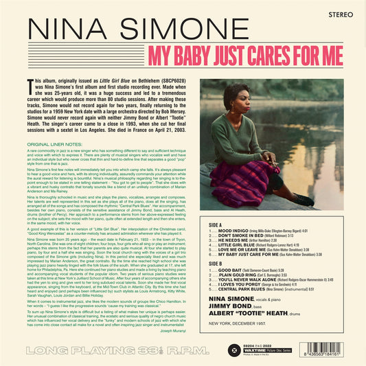Nina Simone My Baby Just Cares For Me Vinile Picture Disc Limitato