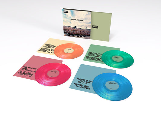 Oasis Time Flies... 1994-2009 Box Quattro Vinili Colorati Limitato Record Store Day 2025 Pre Oreder Dal 12 Aprile