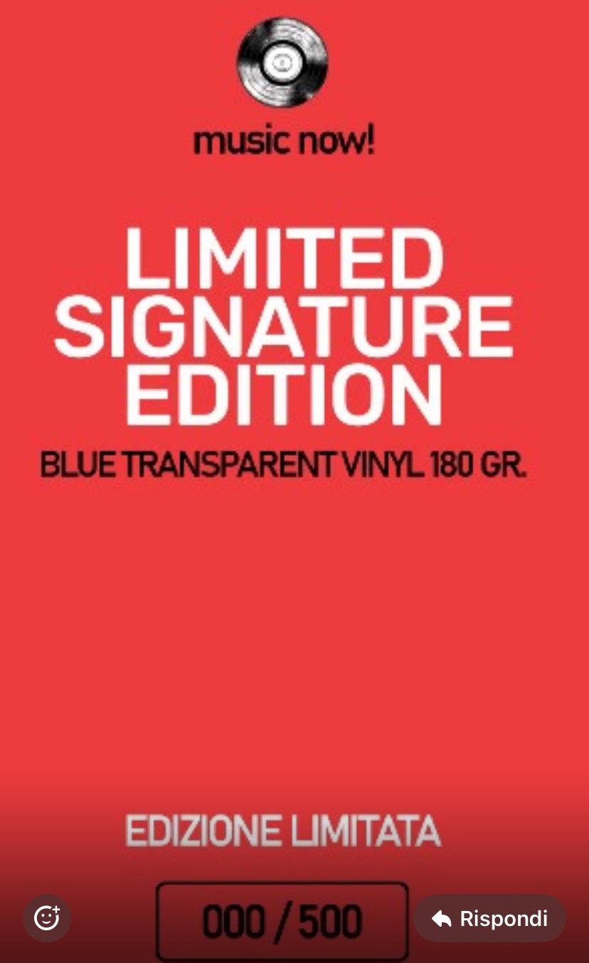Ottavo Padiglione LP Vinile 180gr. Colorato Blu Trasparente Edizione Limitata Numerata ed Autografata Pre Order Dal 24 Ottobre