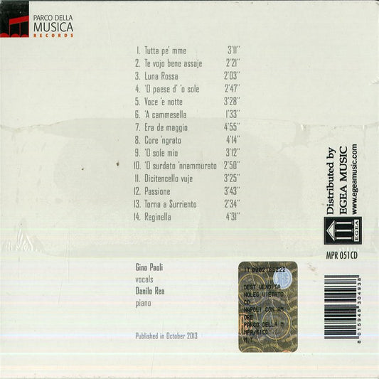 Gino Paoli con Danilo Rea Napoli Con Amore CD