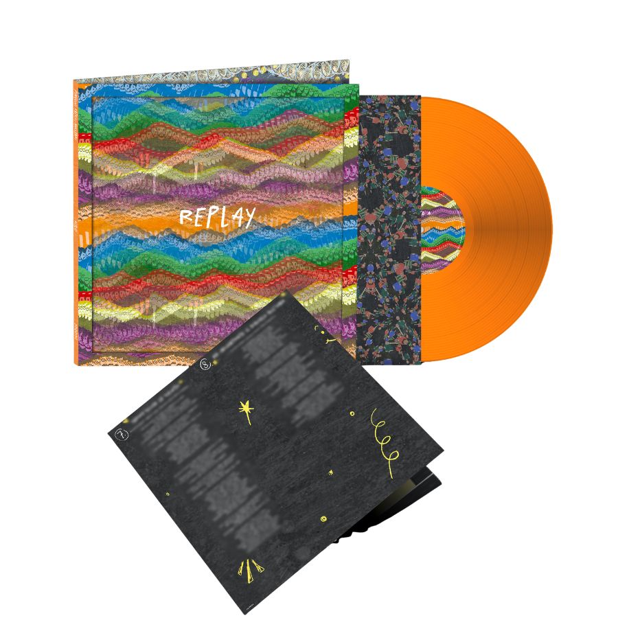 Pinguini Tattici Nucleari - Replay | LP Arancione Marmorizzato Motion Cover | Pre-order 4 dicembre 2026
