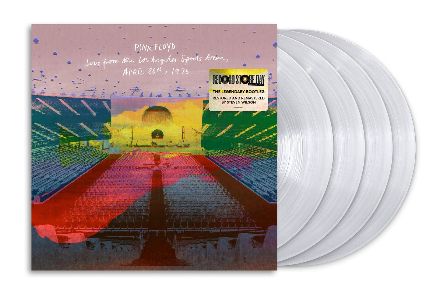 Pink Floyd Live From The Los Angeles Sports Arena April 26th 1975  Box 4 LP Vinile Trasparente Ed. RSD2026