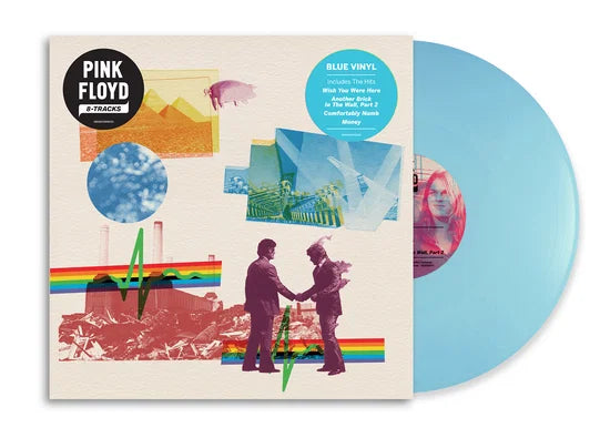 Pink Floyd 8-Tracks Vinile Azzurro LP