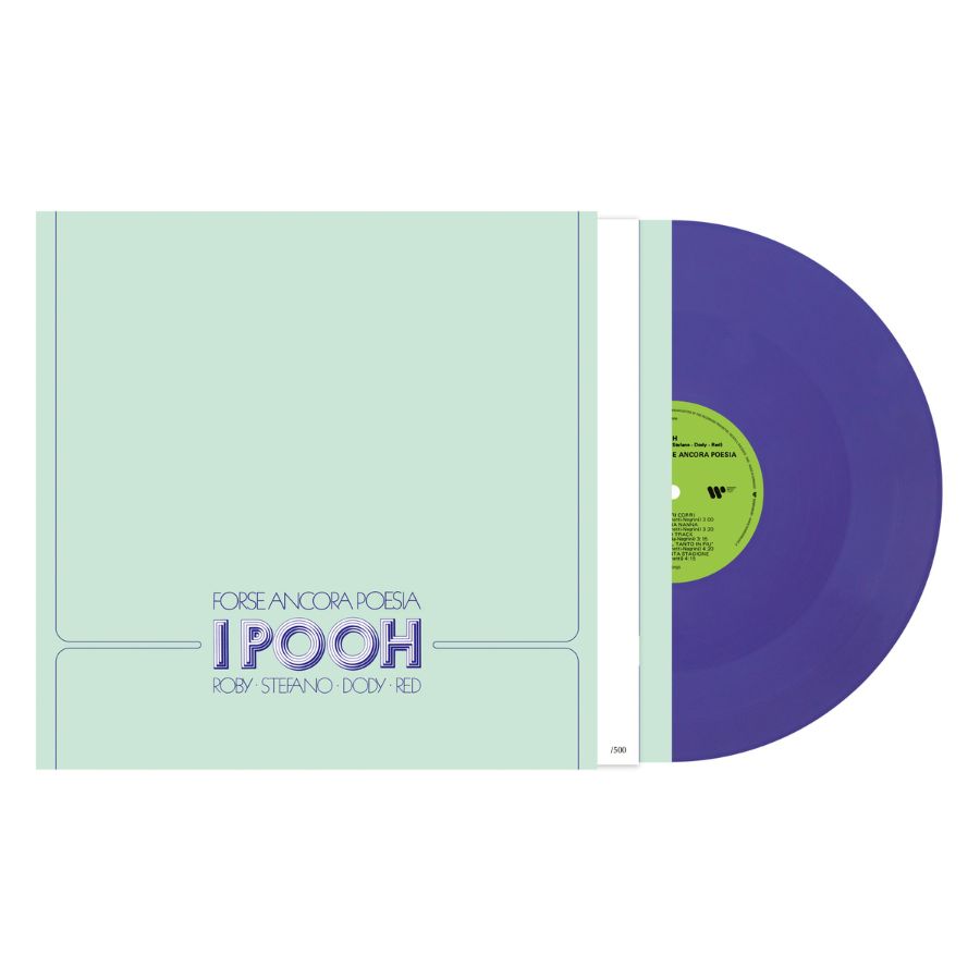 Pooh Forse Ancora Poesia LP Vinile Viola Limitato Con Inserto Numerato