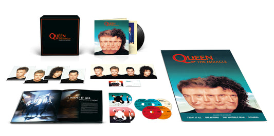 QUEEN - THE MIRACLE (COLLECTOR'S) SUPERDELUXE BOXSET (5CD + BLURAY + DVD + LP) LTD.ED.