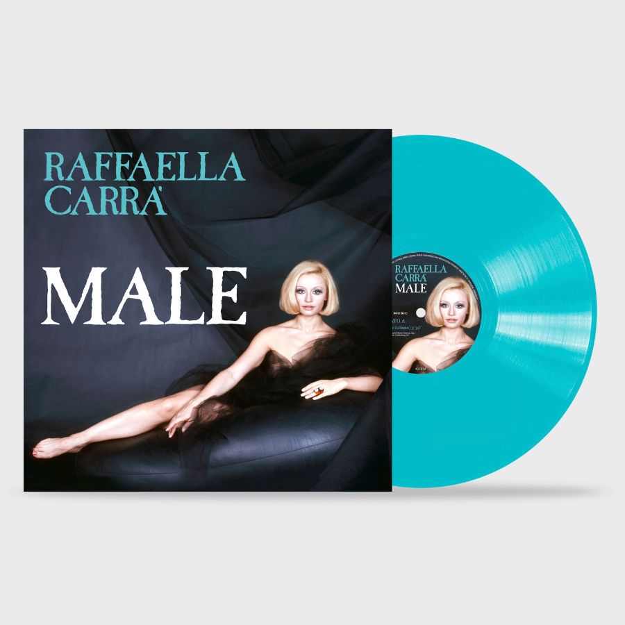 Raffaella Carrà Male LP 12" Pollici Vinile Colorato Turchese 45 Rpm Ristampa 2026 Pre Order Dal 9 Ottobre