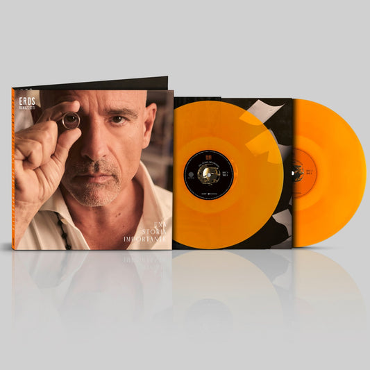Eros Ramazzotti  Una Storia Importante 2 Lp Orange Italian Version Vinile Arancione