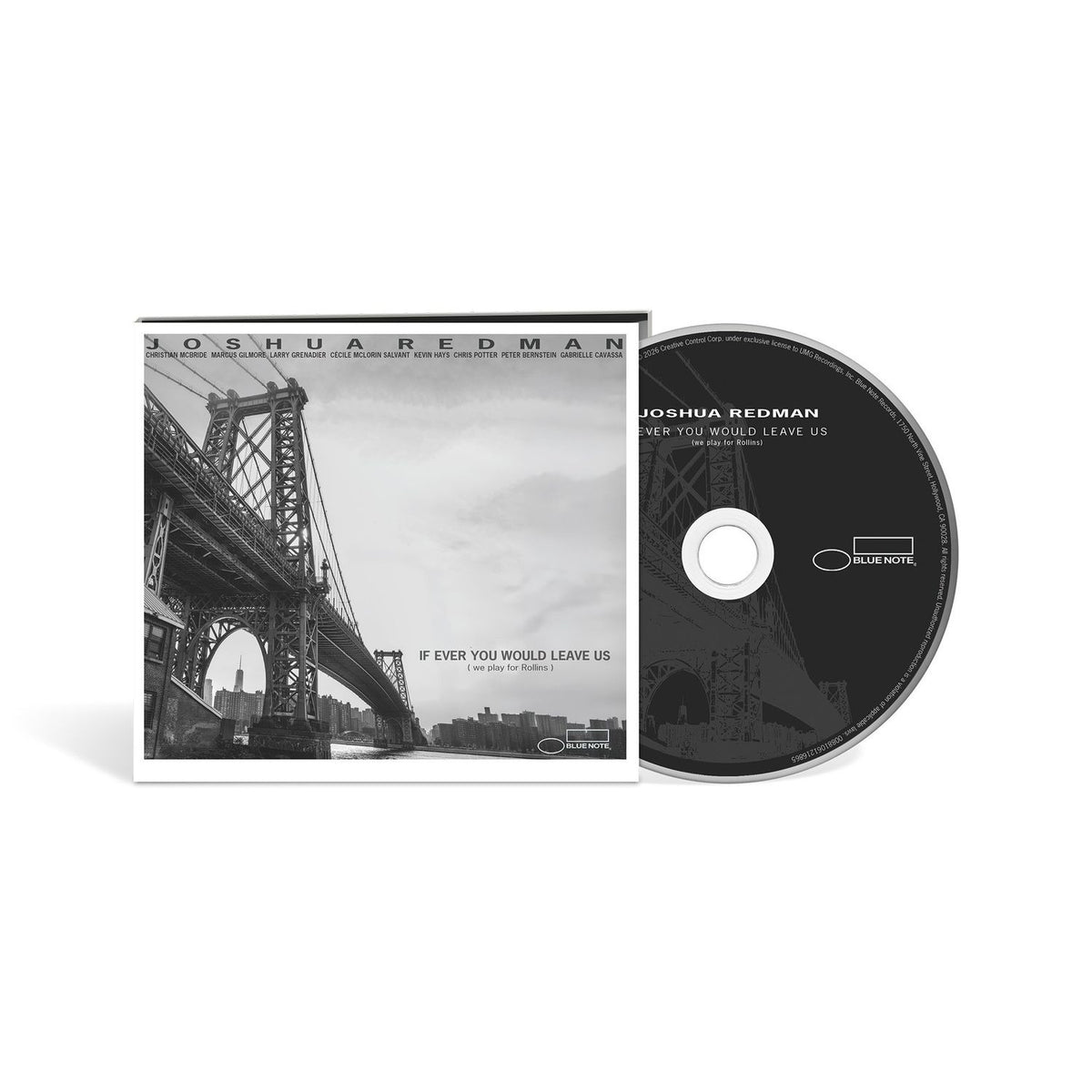 Joshua Redman – If Ever You Would Leave Us (We Play for Rollins) (CD, pre-order 20 novembre)