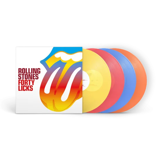 Rolling Stones – Forty Licks | 4LP Vinili Colorati 180g | Edizione 40° Anniversario | Pre-Order
