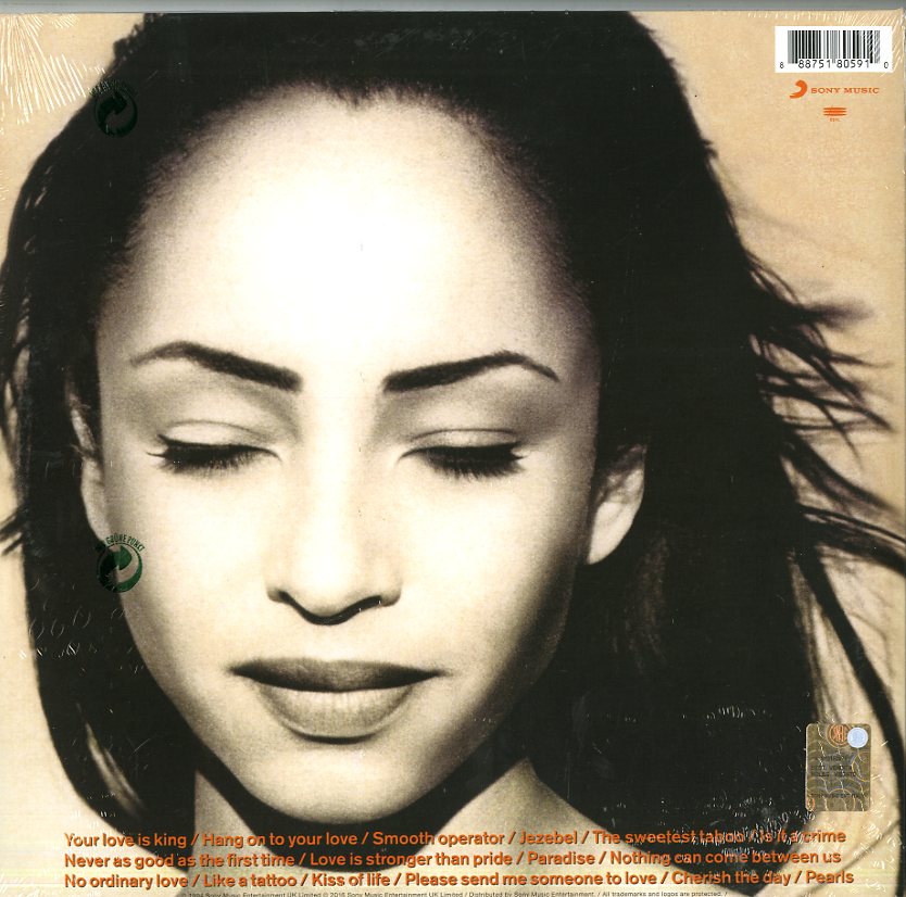 Sade The Best Of Sade Doppio Vinile