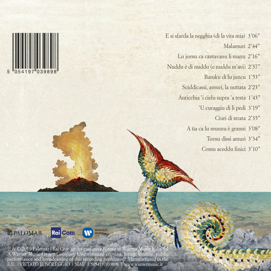 Olivia Sellerio Zara Zabara 12 Canzoni Per Montalbano CD
