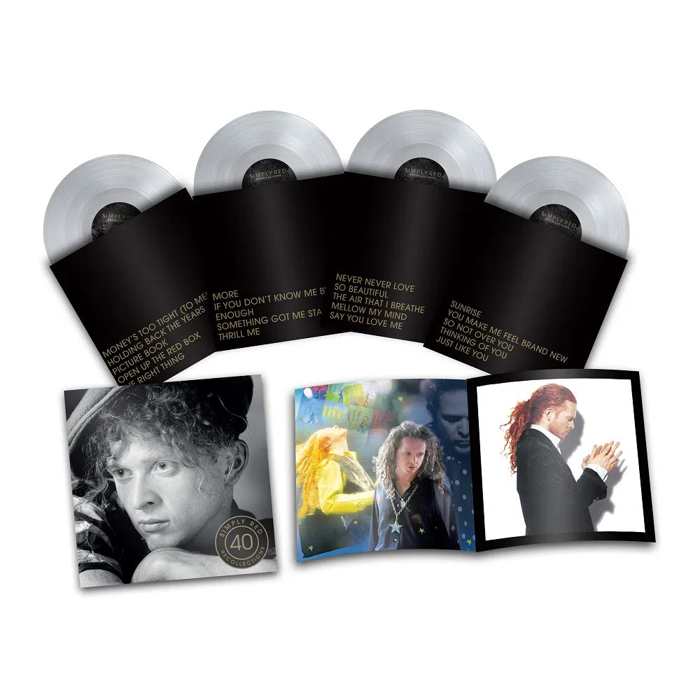 Simply Red Recollections Quattro Vinili trasparenti Deluxe Edition Limitato