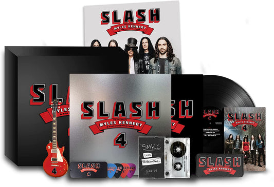 SLASH - 4 -FEAT. MYLES KENNEDY AND THE CONSPIRATORS - DELUXE VINYL BOXSET LP+CD+MC+PHOTOS