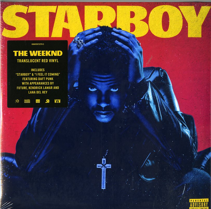 The Weeknd Starboy Doppio Vinile Rosso Traslucido