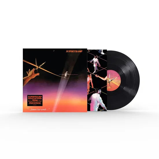 Supertramp Famous Last Words  Ristampa 2026  Vinile Nero LP 180gr Rimasterizzato Limitato Pre Order Dal 20 Marzo