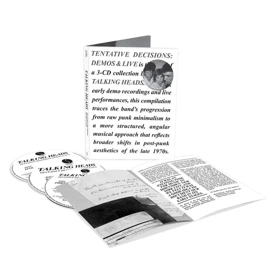 Talking Heads Tentative Decisions: Demos & Live Box Triplo CD Pre Order Dal 6 Marzo