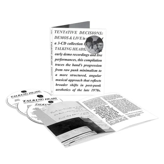 Talking Heads Tentative Decisions: Demos & Live Box Triplo CD Pre Order Dal 6 Marzo