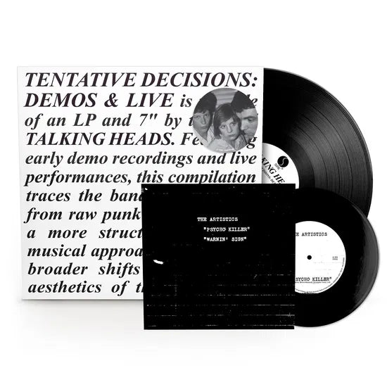Talking Heads Tentative Decisions: Demos & Live Doppio Vinile Nero LP Pre Order Dal 6 Marzo