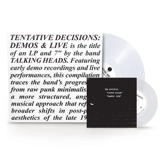 Talking Heads Tentative Decisions: Demos & Live LP + 7" Vinile  Limitata Black Friday 2025