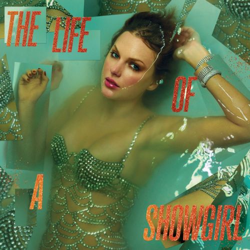 Taylor Swift The Life Of A Showgirl Vinile Arancione Glitterato