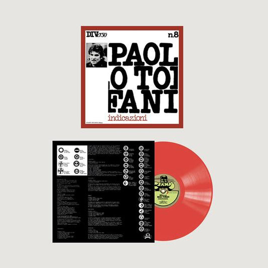 Paolo Tofani Indicazioni 45Th Anniversario Vinile Rosso 180Gr.