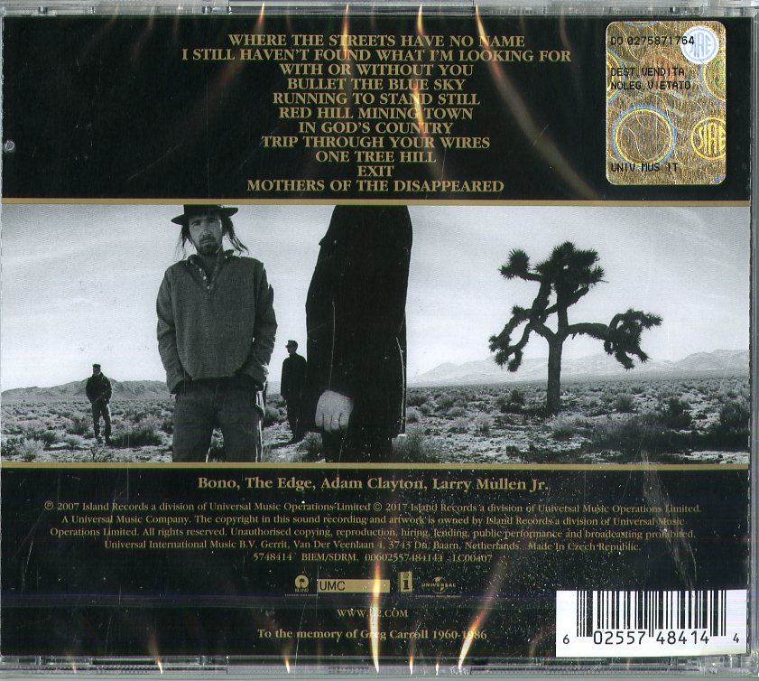 U2 – The Joshua Tree | CD 30th Anniversary Edition | Offerta