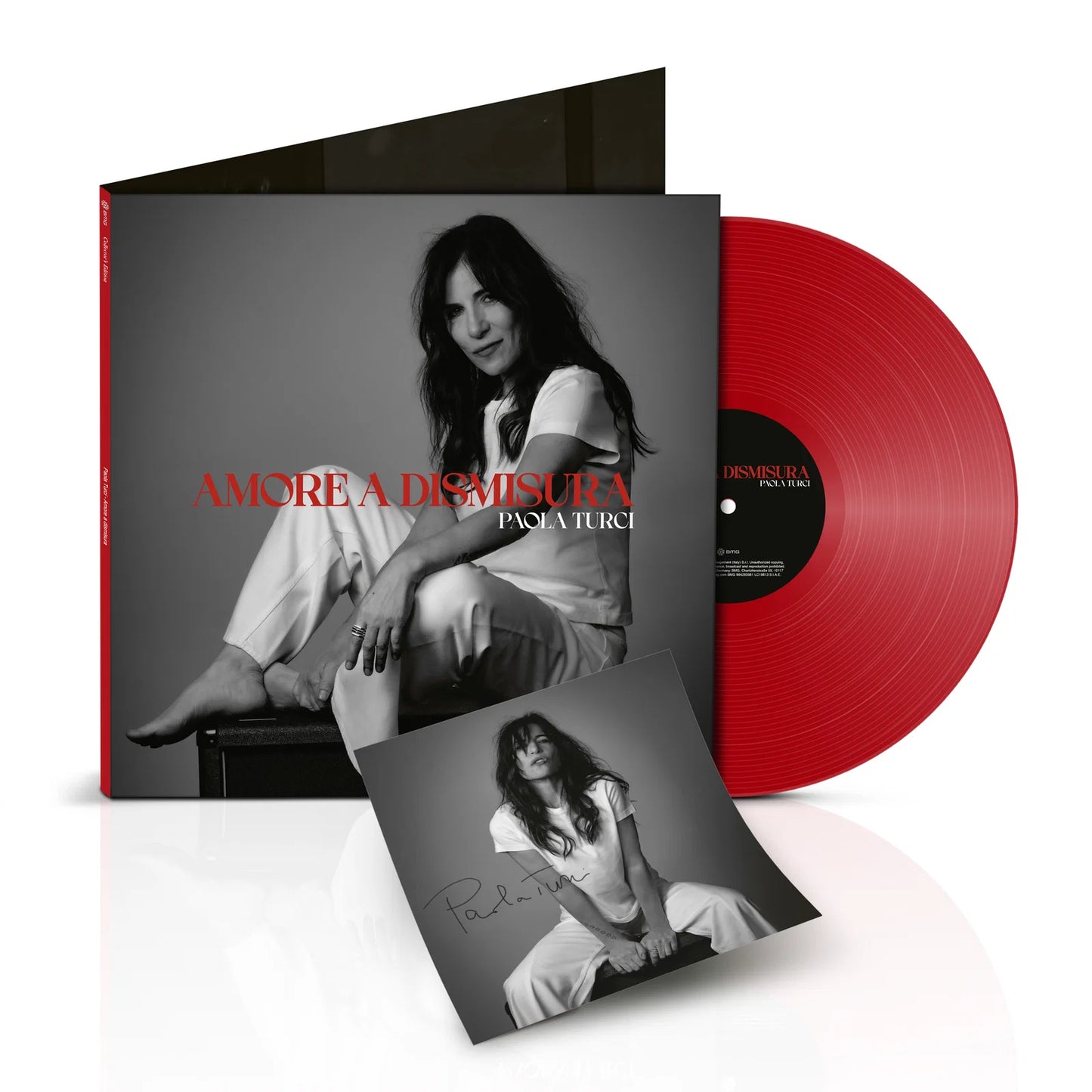 Paola Turci Amore A Dismisura LP Vinile Colorato Rosso Limitato Pre Order dal 2 Ottobre