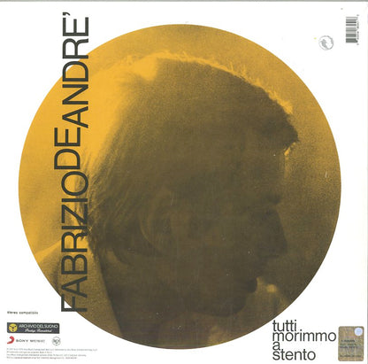 Fabrizio De André – Tutti morimmo a stento | LP vinile nero