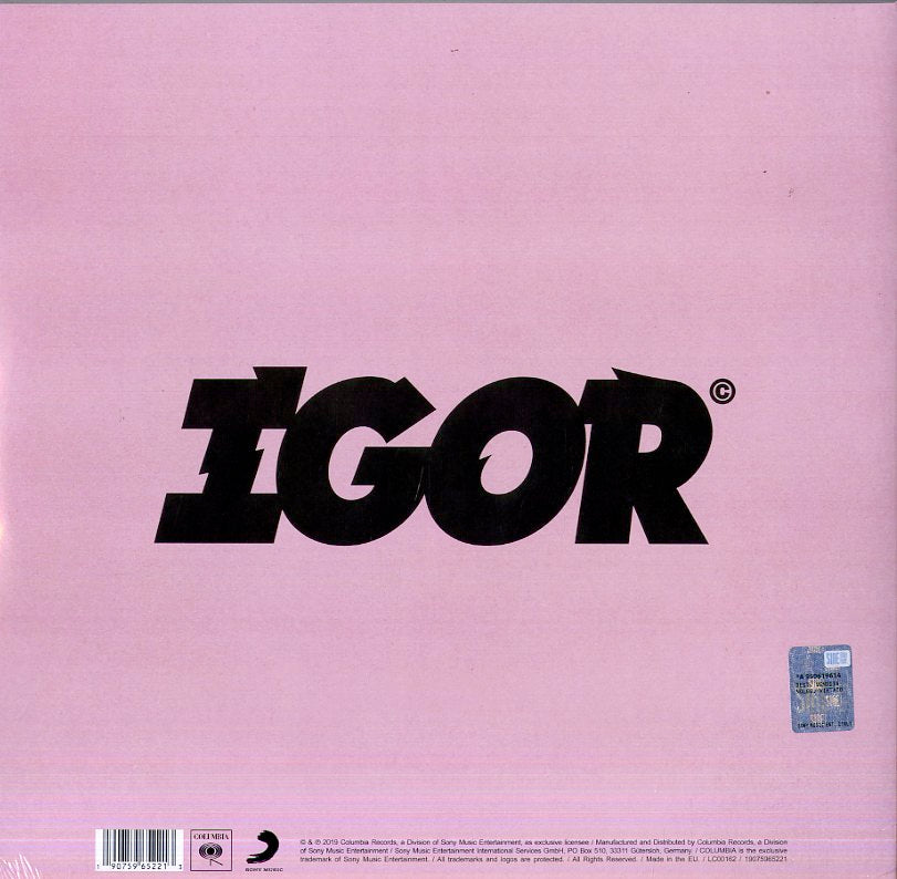 Tyler The Creator Igor Vinile Nero